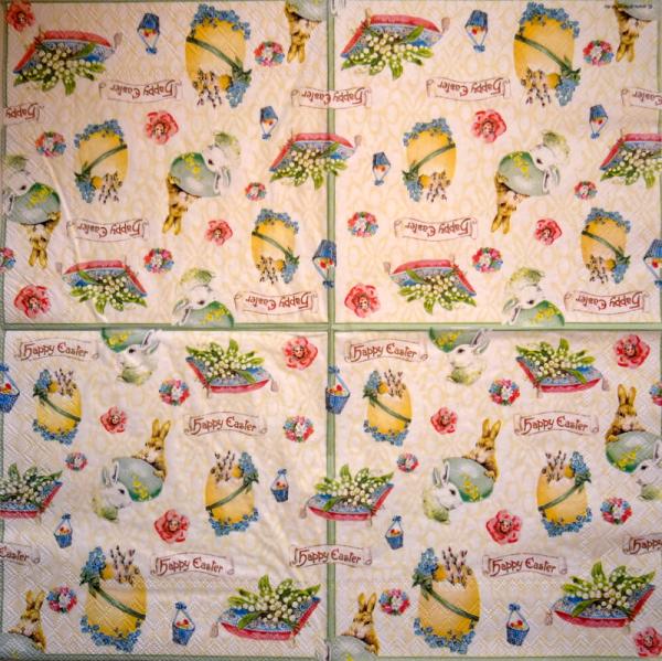 184 Rabbits:  unnatürlich - 3-ply - 35x35 cm